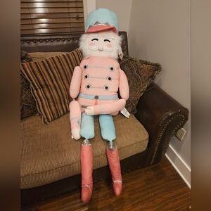 Isaac Mizrahi 5ft Nutcracker Toy Soldier pillow